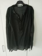 Feestelijke zwarte tuniek E5 maat 46, Ophalen, Zwart, Maat 46/48 (XL) of groter, Zo goed als nieuw