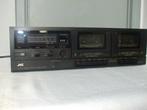 JVC - W103 Stereo dubbel cassettedeck, Dubbel, Ophalen of Verzenden, High speed dubbing, JVC