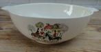 Engelse vintage schaal met paarden, ruiters en honden, jacht, Antiek en Kunst, Ophalen of Verzenden