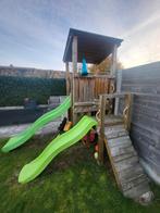 Speeltoren met dubbele glijbaan - Cascade BlueRabbit2.0, Kinderen en Baby's, Speelgoed | Buiten | Speeltoestellen, Ophalen, Gebruikt