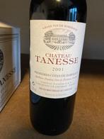 5 flessen Château Tanesse 2001, Verzamelen, Ophalen, Frankrijk, Nieuw, Rode wijn