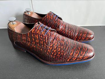 Floris van Bommel herenschoenen maat 7 / 41 H beschikbaar voor biedingen