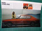 Ford Capri - publicité papier - 1969, Verzamelen, Overige typen, Ophalen of Verzenden, Zo goed als nieuw