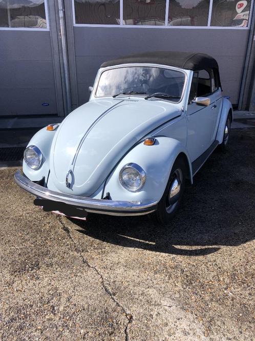 VW KEVER CABRIO - 1970, Autos, Volkswagen, Particulier, Coccinelle, Essence, Cabriolet, Boîte manuelle, Autres couleurs, Noir