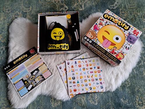 -=WaW=- Emotify Gezelschapsspel van Jumbo !, Hobby en Vrije tijd, Gezelschapsspellen | Bordspellen, Gebruikt, Vijf spelers of meer