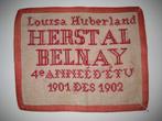 MERKLAP uit 1902 HERSTAL, Antiek en Kunst, Antiek | Kleding en Textiel, Ophalen of Verzenden
