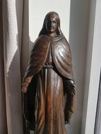 antiek vlaamse groot houten beeld uit de 17de eeuw, Antiek en Kunst, Ophalen of Verzenden