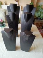 40 kettingdisplay's zwart hout in 30, 40,50 cm, Inrichting, Aankleding binnen, Gebruikt, Ophalen of Verzenden