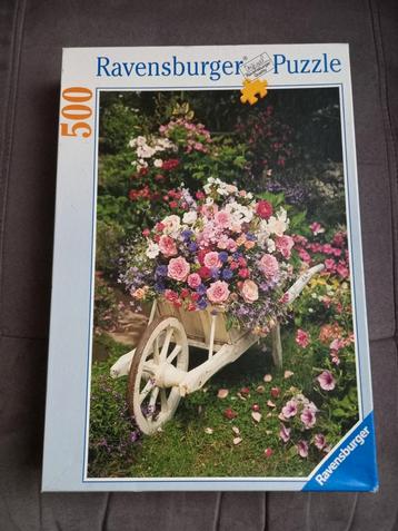 Ravensburger 500 Stuks - Bloemenkar beschikbaar voor biedingen