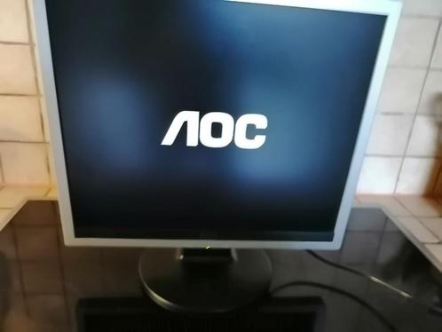 Ecran Plat PC LCD 19" AOC, Informatique & Logiciels, Moniteurs, DVI, VGA, Envoi