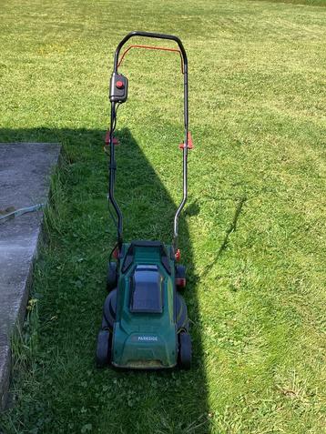 Parkside grasmaaier op batterijen, Tuin en Terras, Grasmaaiers, Ophalen, Gebruikt, Accu-grasmaaier, Parkside