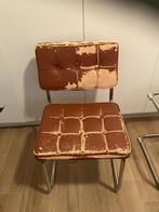 6 mooie lederen stoelen, Huis en Inrichting, Stoelen, Ophalen, Gebruikt, Overige kleuren, Vintage