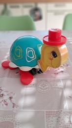 Vintage #773 Fisher-price Tip Toe Turtle Pull Along 1962, Ophalen of Verzenden, Gebruikt