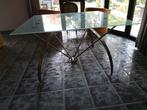 Glazen tafel, Ophalen, Zo goed als nieuw, Vierkant