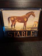 Prent achter glas met kader, Antiek en Kunst, Ophalen