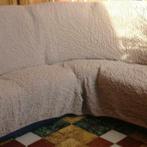 housse pour divan d'angle couleur moka 15€, Comme neuf, Enlèvement ou Envoi