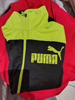 Trainingsjack maat small Puma fluo groen in zeer goede staat, Puma, Ophalen of Verzenden, Gedragen, Maat 46 (S) of kleiner