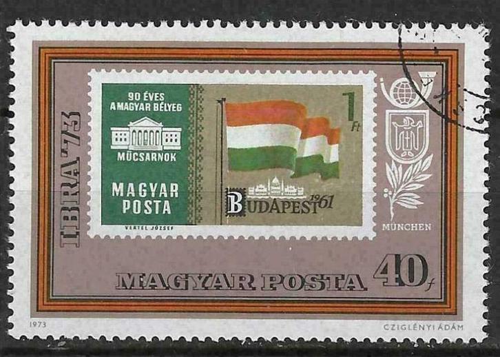 Hongarije 1974 - Yvert 2301 - Postzegeltentoonstelling (ST), Postzegels en Munten, Postzegels | Europa | Hongarije, Gestempeld