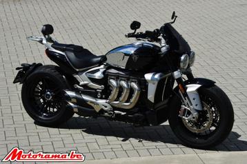 Triumph Rocket 3R Chrome - 2024 - 6000 km @Motorama beschikbaar voor biedingen