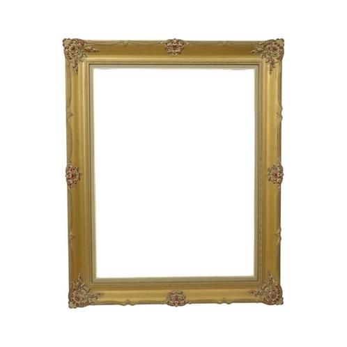 Grote Vintage Gouden Lijst Barok Stijl Klassiek Grenen 92x74, Huis en Inrichting, Woonaccessoires | Lijsten, Gebruikt, 75 cm of meer