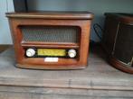 cd radio speler vintage look, Ophalen of Verzenden, Zo goed als nieuw, Radio, Met cd-speler