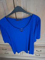 losse bloes, m 46, Kleding | Dames, Grote Maten, Blouse of Tuniek, Ophalen of Verzenden, Zo goed als nieuw, Blauw