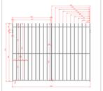 Poort - smeedijzer, Tuin en Terras, Ophalen, Met poort, Overige typen, Nieuw