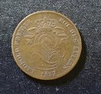 2 cent 1857 Leopold I, Postzegels en Munten, Munten | België, Verzenden, Losse munt