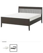 Cadre de lit avec sommier 180x200 neuf (IKEA), Comme neuf, Deux personnes, Brun, 180 cm