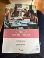Inleiding tot recht cursus boek, Boeken, Overige Boeken, Ophalen of Verzenden