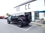 Jeep Wrangler 2.0 Turbo 4xe PHEV Rubicon*10km*My2023*, Auto's, Jeep, Zwart, Leder, Bedrijf, 5 zetels