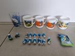 Smurfen : mokken - glas - figuurtjes - sleutelhanger, Verzamelen, Ophalen of Verzenden, Brilsmurf