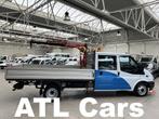 Ford Transit 2.4 Diesel | Kraan | Trekhaak | Open Laadbak, Auto's, Te koop, 2402 cc, Airconditioning, Gebruikt