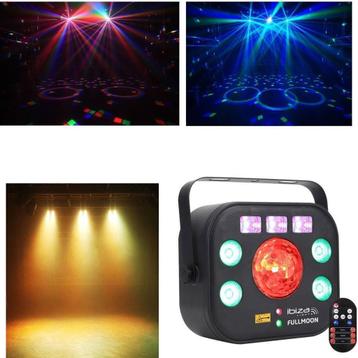 5-IN-1 DMX LICHT EFFECT MET WASH, UV, RG LASER, STROBE & AST beschikbaar voor biedingen