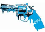 Death NY serigrafie 'Blue Soda Gun' signed and numbered', Verzenden