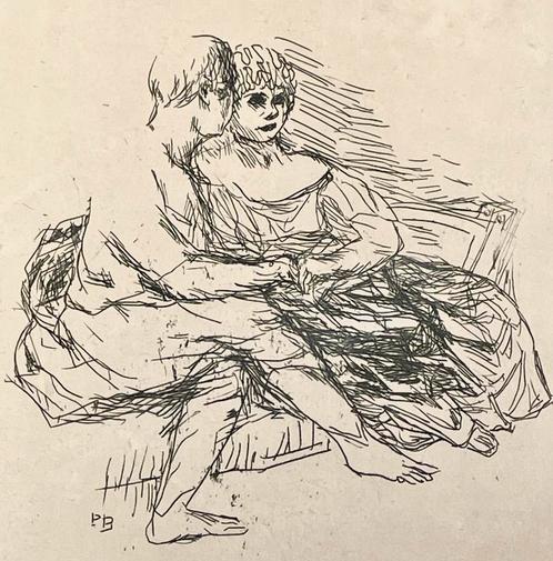 Pierre Bonnard - Eau-forte - 1930 - Signée dans la planche, Antiquités & Art, Art | Eaux-fortes & Gravures, Enlèvement ou Envoi