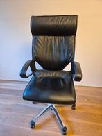 Moderne bureaustoel Wilkhahn Modus Executiv,  zwart leder, Comme neuf, Enlèvement, Chaise de bureau, Ergonomique
