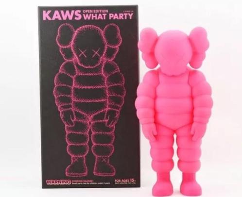 Kaws: wat een roze feestje. Met originele doos. Negen, Antiek en Kunst, Kunst | Designobjecten, Ophalen of Verzenden