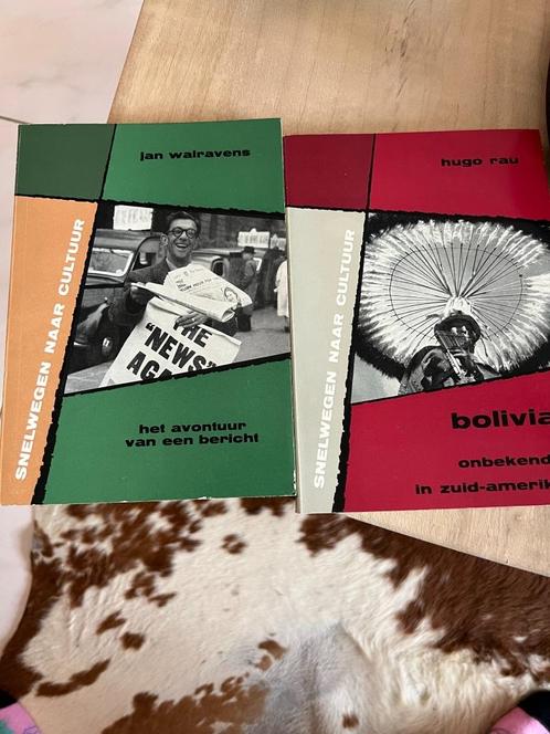 2 boeken van de reeks snelwegen naar cultuur: Bolivia en de, Livres, Technique, Utilisé, Autres sujets/thèmes, Enlèvement ou Envoi