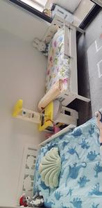 Peuterbedden ikea wit, Kinderen en Baby's, Kinderkamer | Bedden, 140 tot 160 cm, Gebruikt, Ophalen of Verzenden, Matras