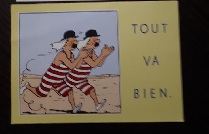 Alles is goed, de reclamekaart van Kuifje, Verzamelen, Stripfiguren, Zo goed als nieuw, Kuifje, Ophalen