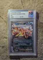 Charizard ex 054/091 grade 10 + 10 free cards, Ophalen, Nieuw, Losse kaart, Foil