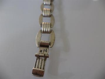 zilveren schakel armband  beschikbaar voor biedingen