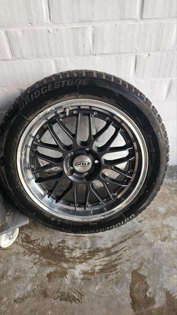Te koop aluminium velgen met winterbanden, Auto-onderdelen, Banden en Velgen, Band(en), Winterbanden, Ophalen