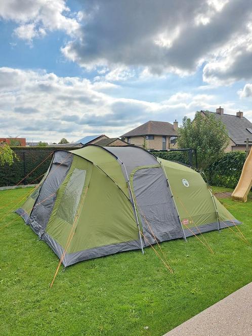 Coleman vespucci 6 personen + luifel, Caravanes & Camping, Tentes, Comme neuf, Enlèvement ou Envoi