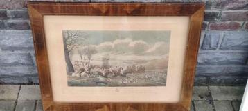 gravure the chase of the roebuck beschikbaar voor biedingen