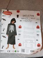 Verkleedpak skelet - de dood, Kinderen en Baby's, Carnavalskleding en Verkleedspullen, Ophalen, Gebruikt, 110 t/m 116, Jongen of Meisje