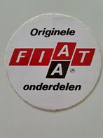 Vintage Sticker - Originele Fiat Onderdelen - Mooie staat, Verzamelen, Stickers, Auto of Motor, Ophalen of Verzenden, Zo goed als nieuw