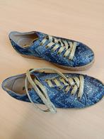 Espadrilles à paillettes P. 37, Kleding | Dames, Schoenen, Ophalen, Espadrilles, Blauw, Zo goed als nieuw