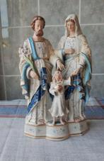 Statue sainte famille en biscuit, Antiquités & Art, Enlèvement ou Envoi